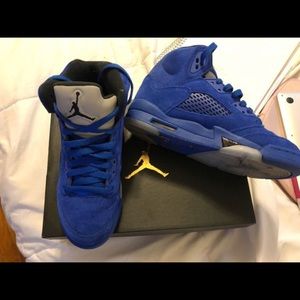 Jordan blue 5s